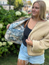 Reversible Quilted/Shearling Jacket - Scandal Italy - Blue